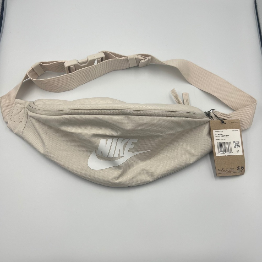 New Nike Heritage Waistpack Light Orewood Beige Fanny Pack DB0490-104